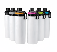 (1/100x Pack) 850ml Aluminium Outdoor Sports Bottle