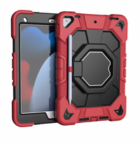 (1/100x Pack) Apple Generation 10, 11 Heavy Duty Grade iPad Case With Max Guard Handle/Grip