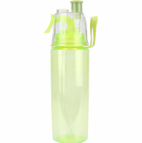 (1/100x Pack) 600ML Plastic Mist Spray Water Bottle