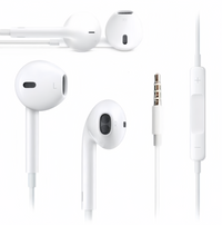 (100/500x Pack) Premium Wired Earpods With Microphone