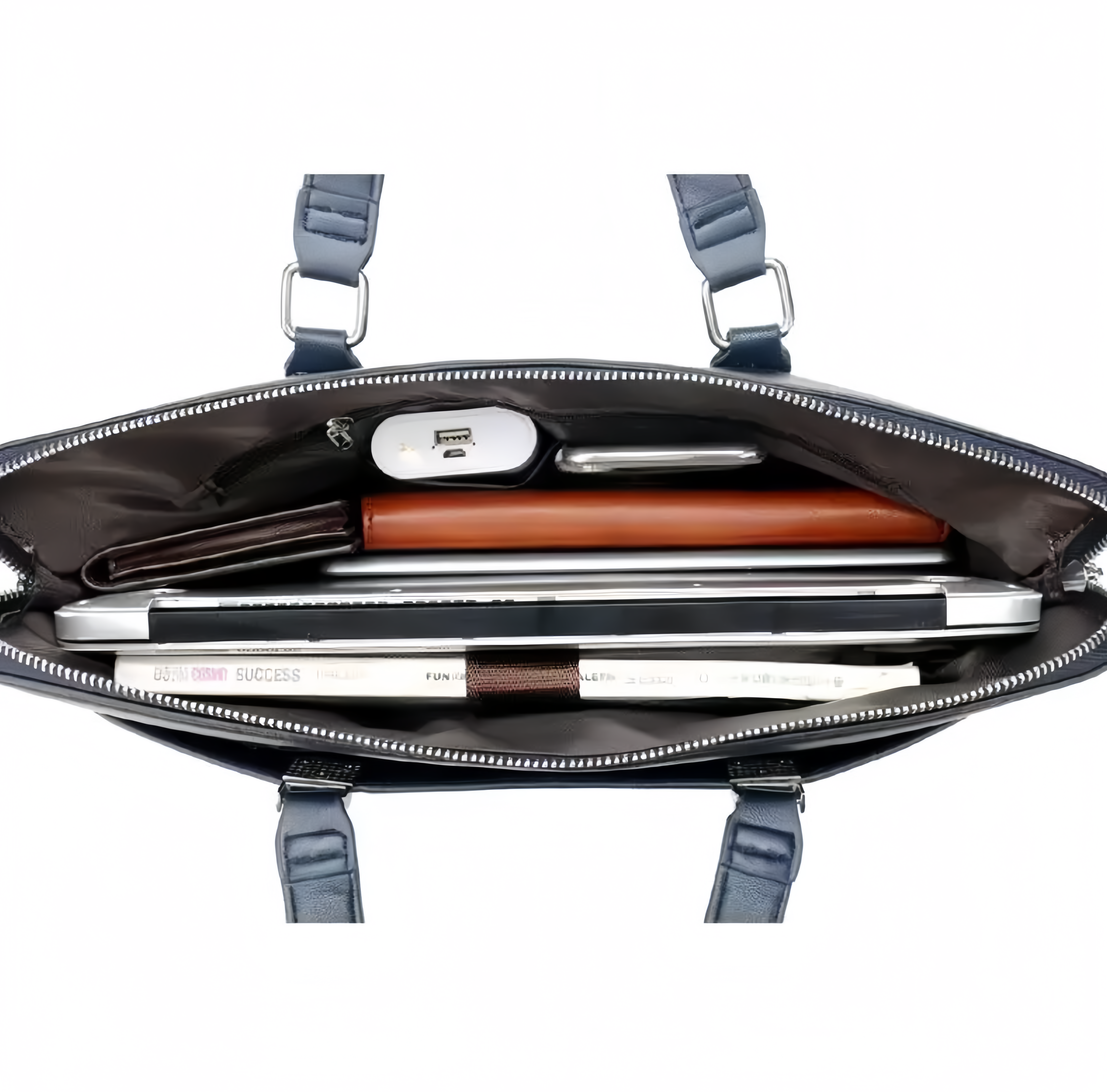 (1/100x Pack) Luxury Business Style Vegan Leather Laptop Case