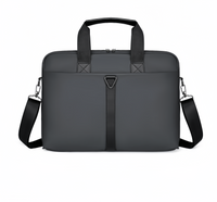 (1/100x Pack) Vegan Leather Modern Business Bag With Detachable Shoulder Strap