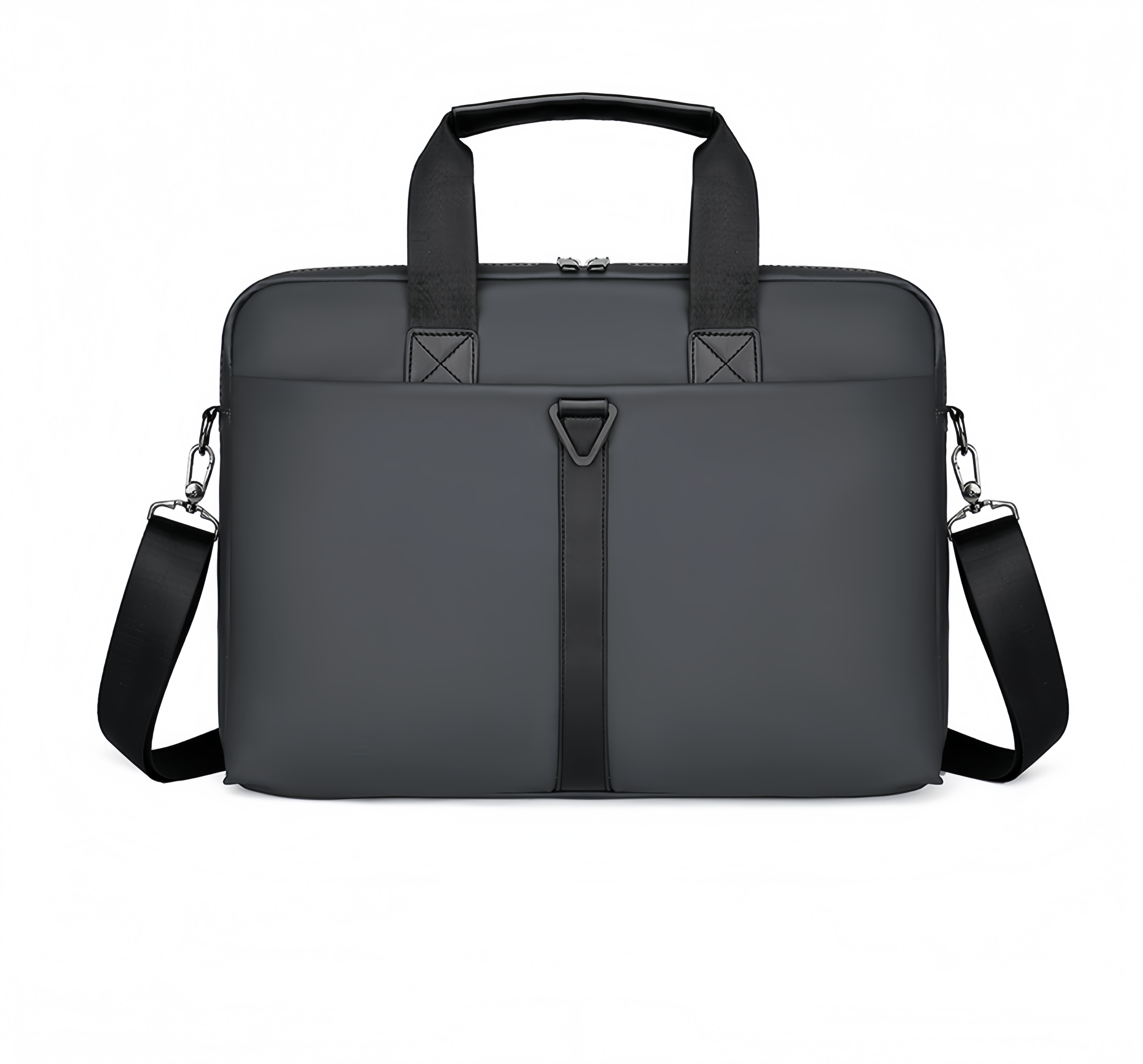 (1/100x Pack) Vegan Leather Modern Business Bag With Detachable Shoulder Strap