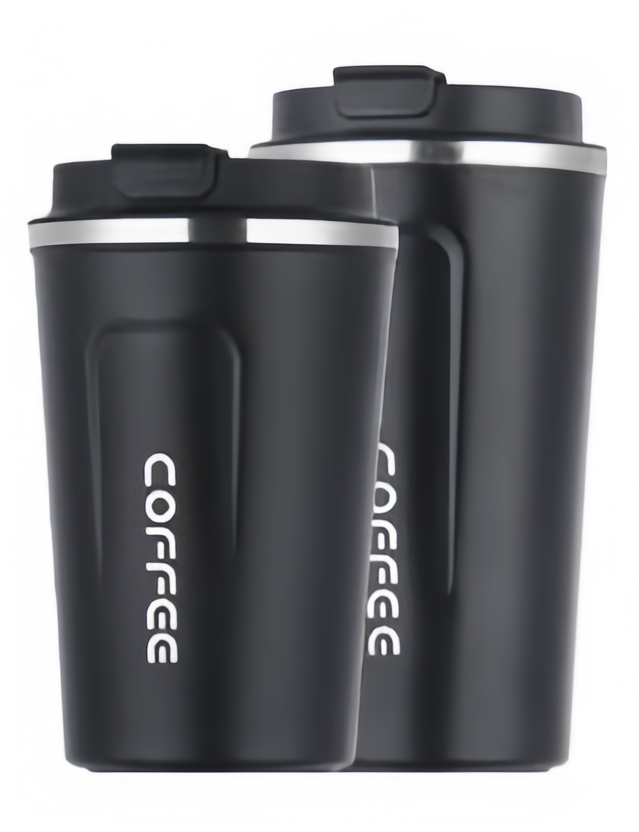 (1/100x Pack) 380ML & 510ML Premium Stainless Steel Coffee Mug