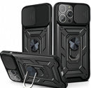 (1/100x Pack) 15 Series Trade Heavy Duty iPhone Case With Ring Stand