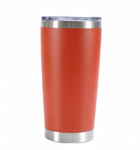 (1/100x Pack) 380ML Multi Coloured Stainless Steel Travel Tumbler