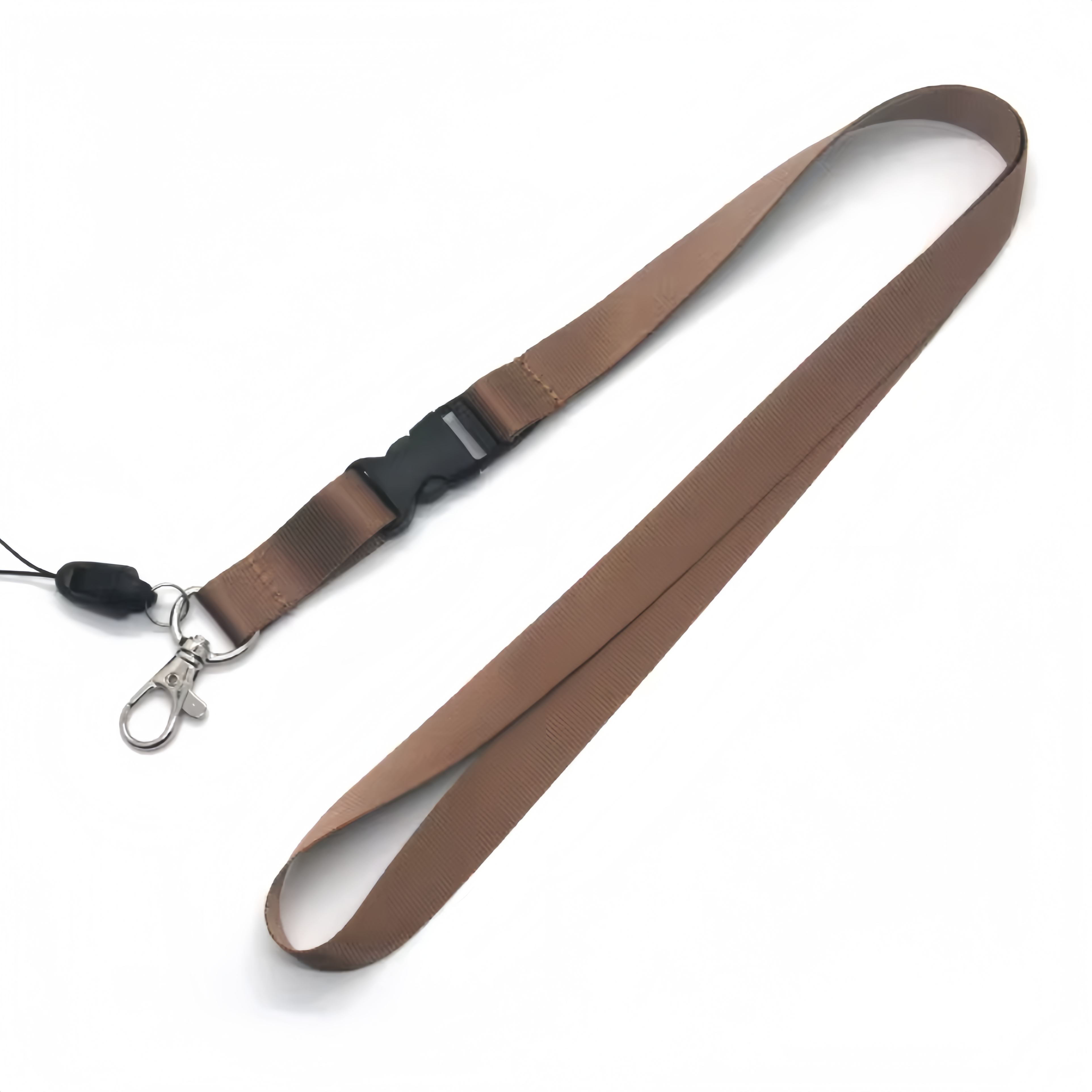 (25/500x Pack) Solid Colour/Custom Logo Keychain Lanyard