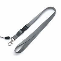 (25/500x Pack) Solid Colour/Custom Logo Keychain Lanyard