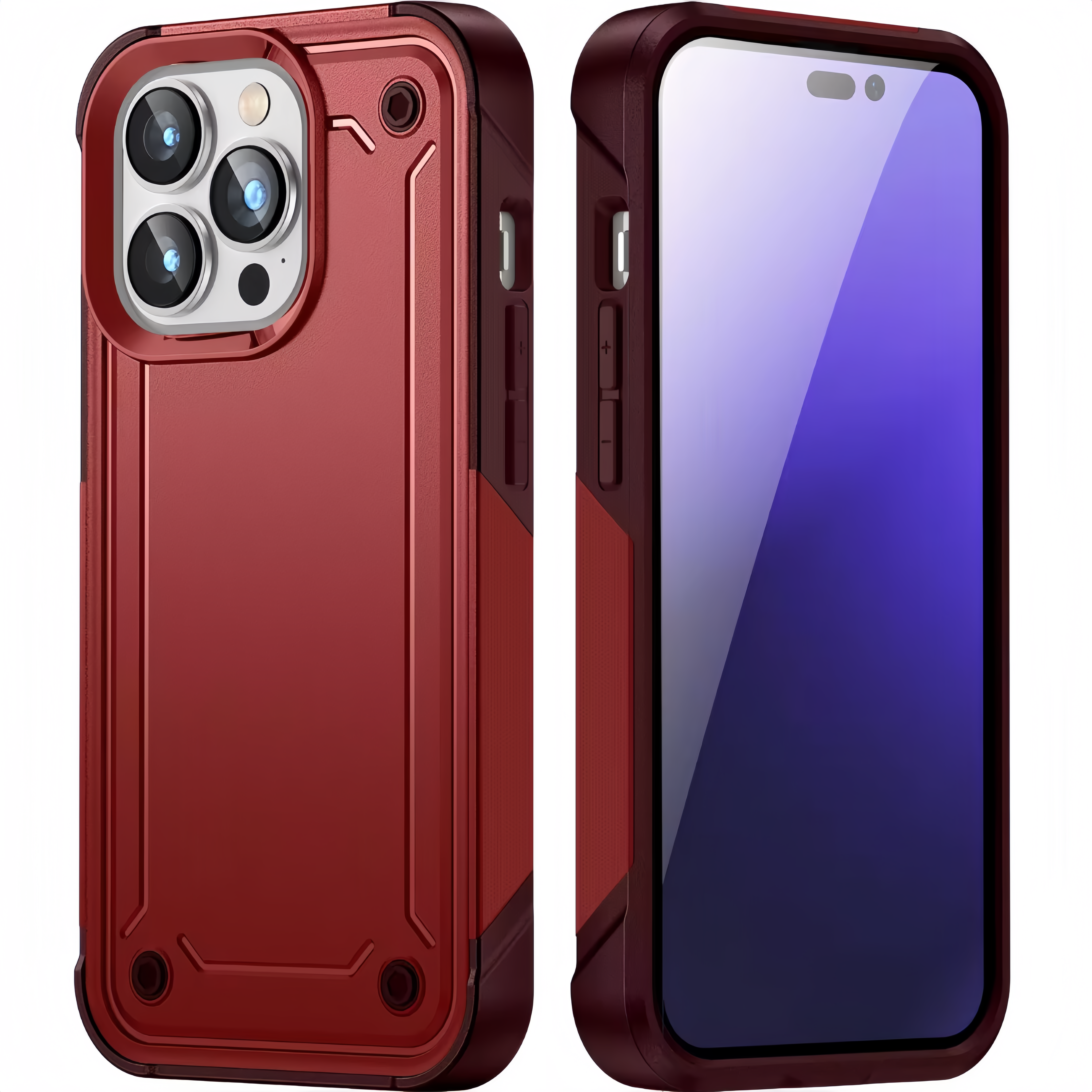 (1/100x) 15 Series Premium Heavy Duty Hybrid iPhone Case