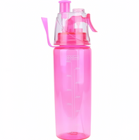 (1/100x Pack) 600ML Plastic Mist Spray Water Bottle