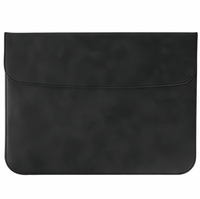 (1/100x Pack) Vegan Leather Sleek Sleeve For Laptop