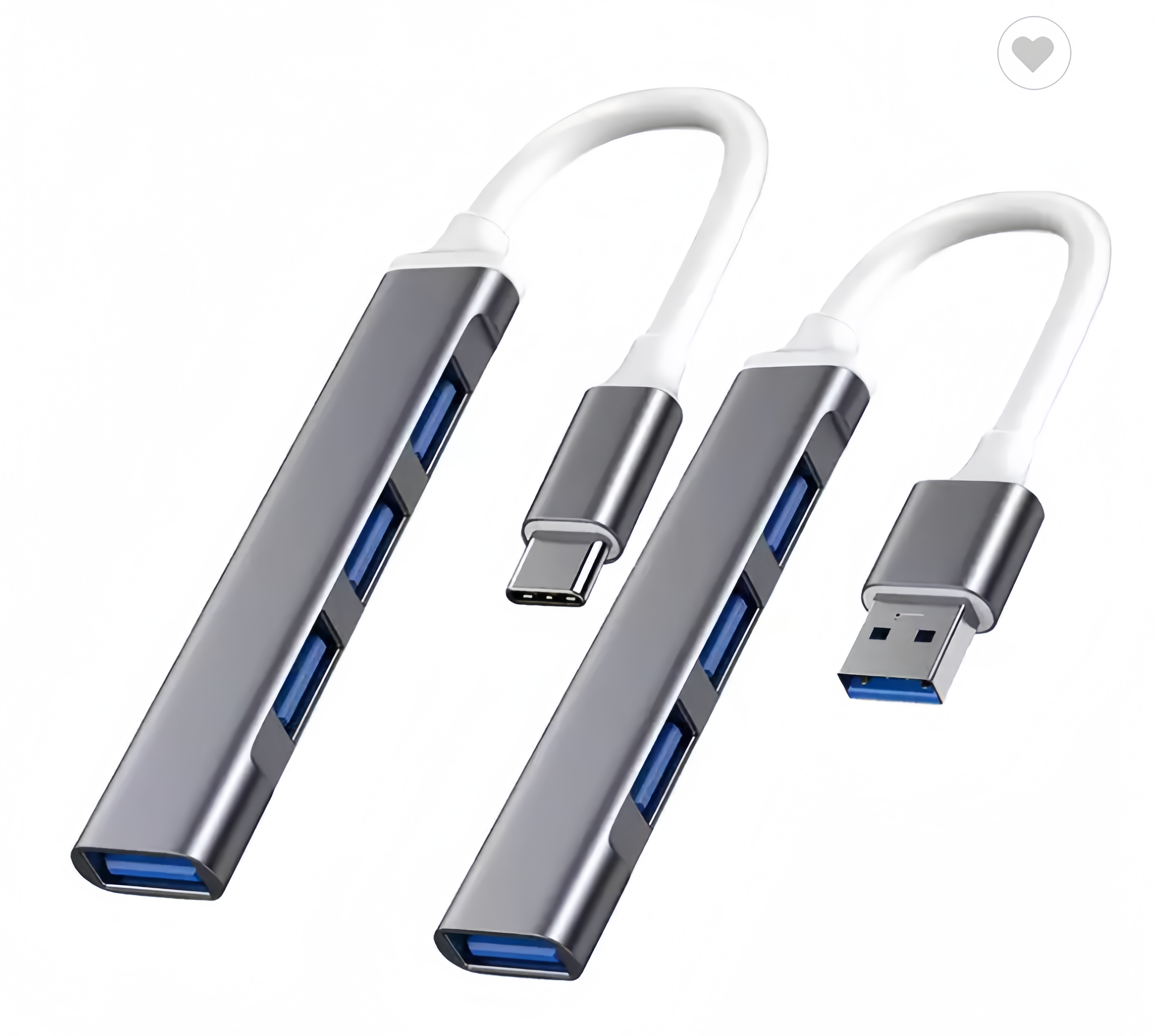 (1/250x Pack) 4 Port Multi Usb Hubs Docking Station 3.0 USB