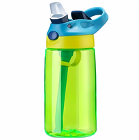 (1/100x Pack) 480ML Kids Plastic Water Bottle