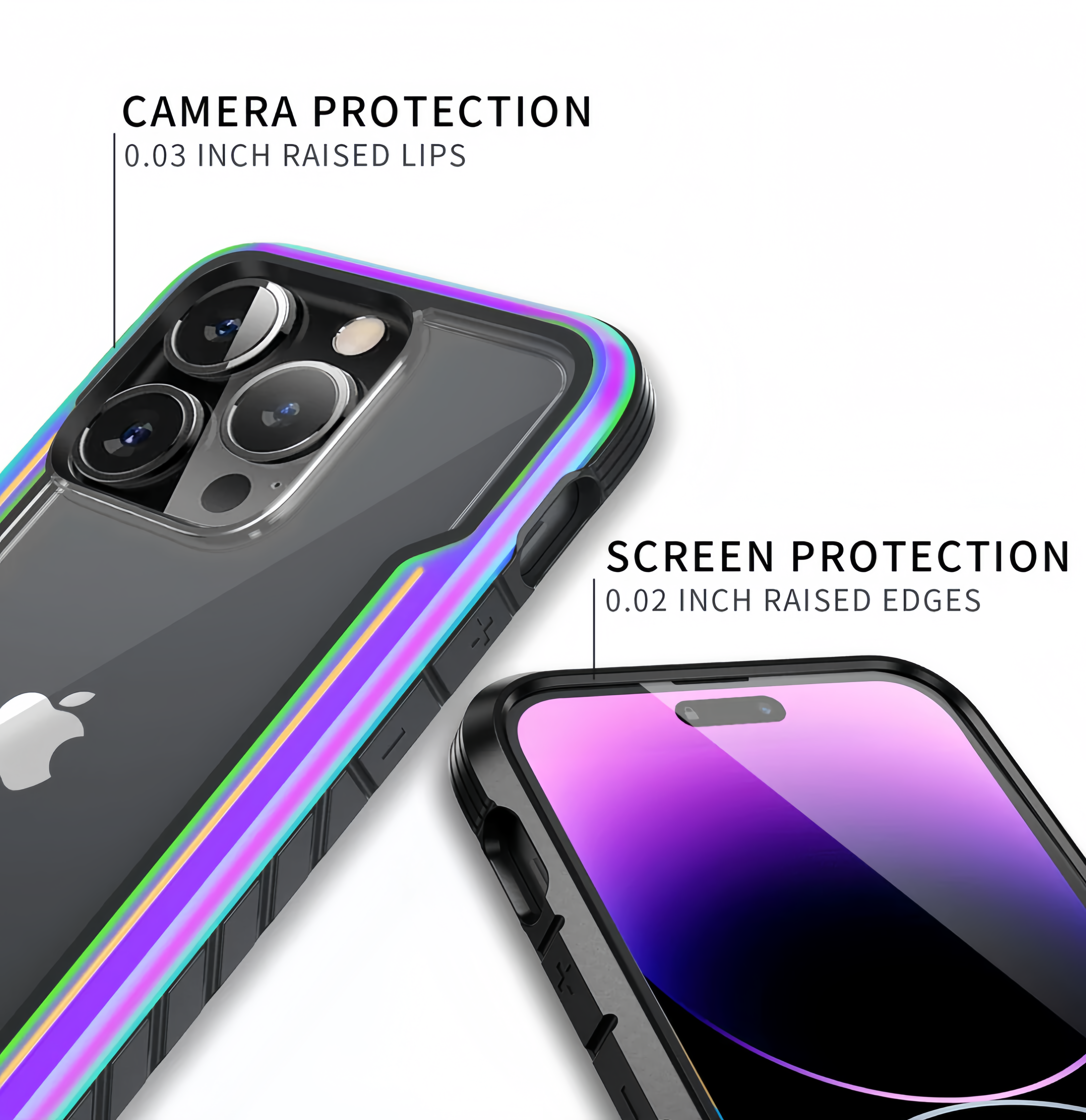 (1/100x Pack) 15 Series Defence Shield Heavy iPhone Duty Case