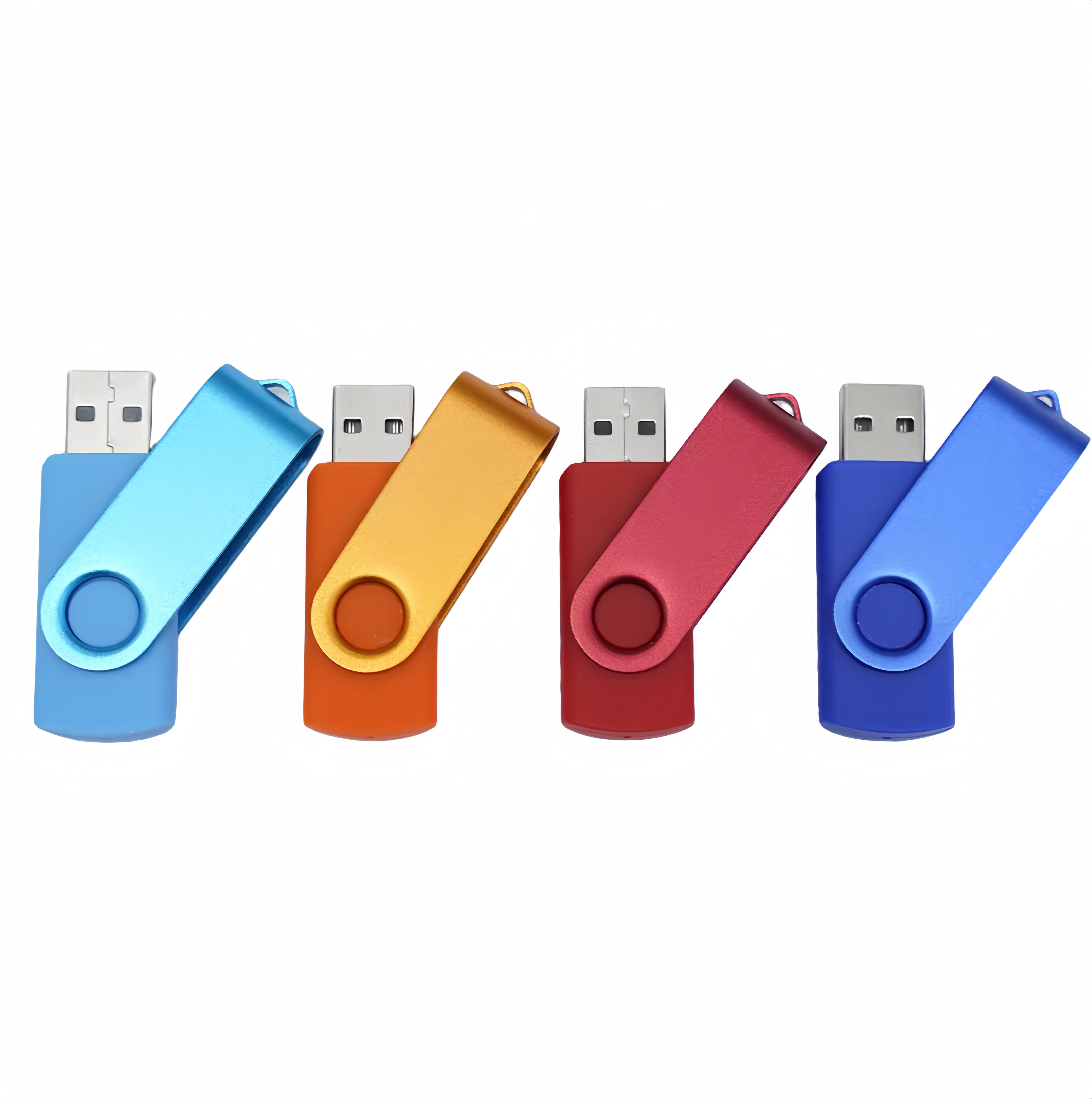 (1/100x Pack) 64/128GB Swivel USB Flash Drive