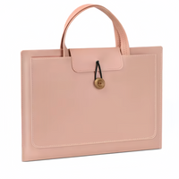 (1/100x Pack) Thin Vegan Leather Laptop Sleeve