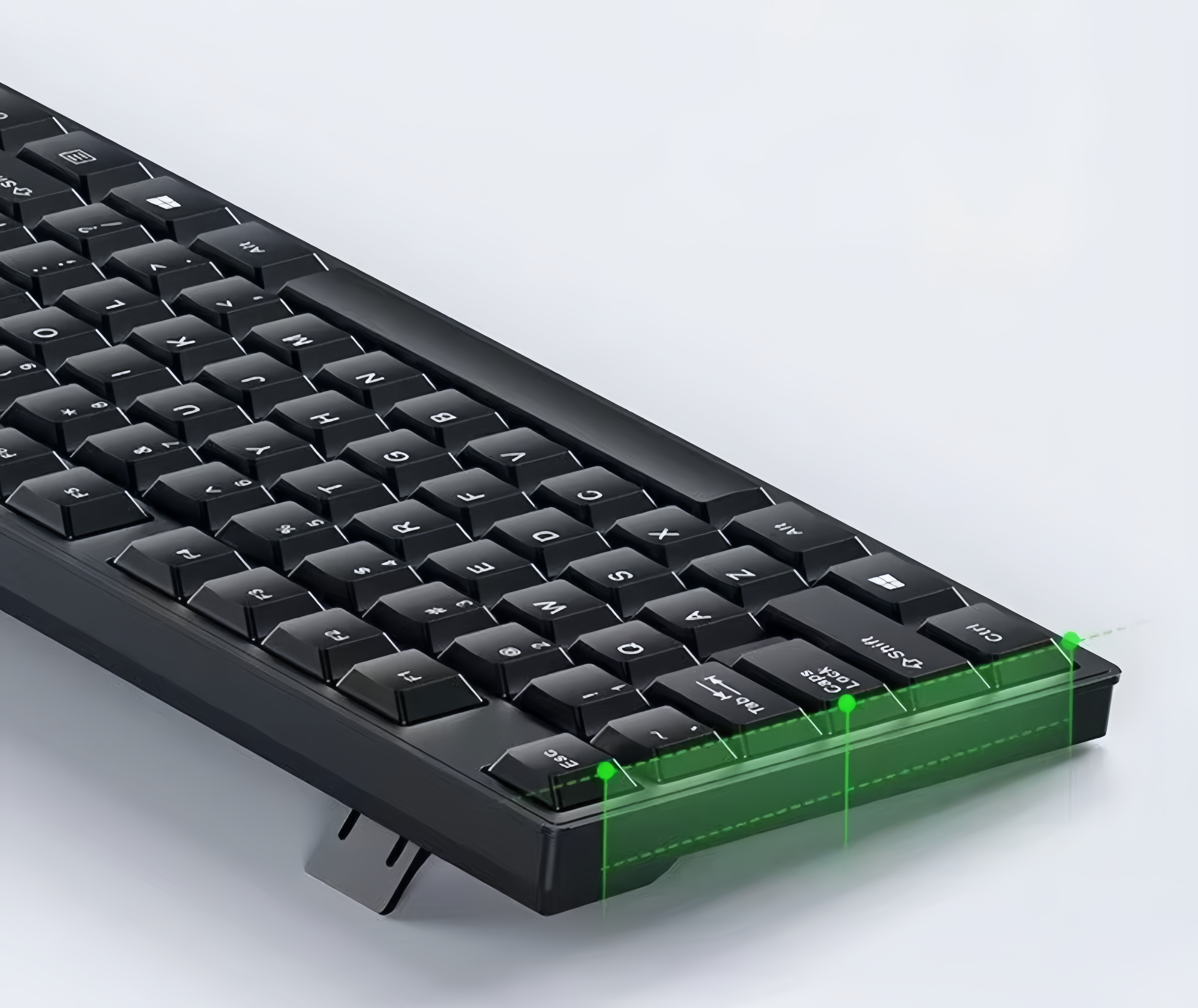 (1/100x Pack) USB Wireless Keyboard And Mouse Set For Computer/PC