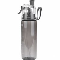 (1/100x Pack) 600ML Plastic Mist Spray Water Bottle