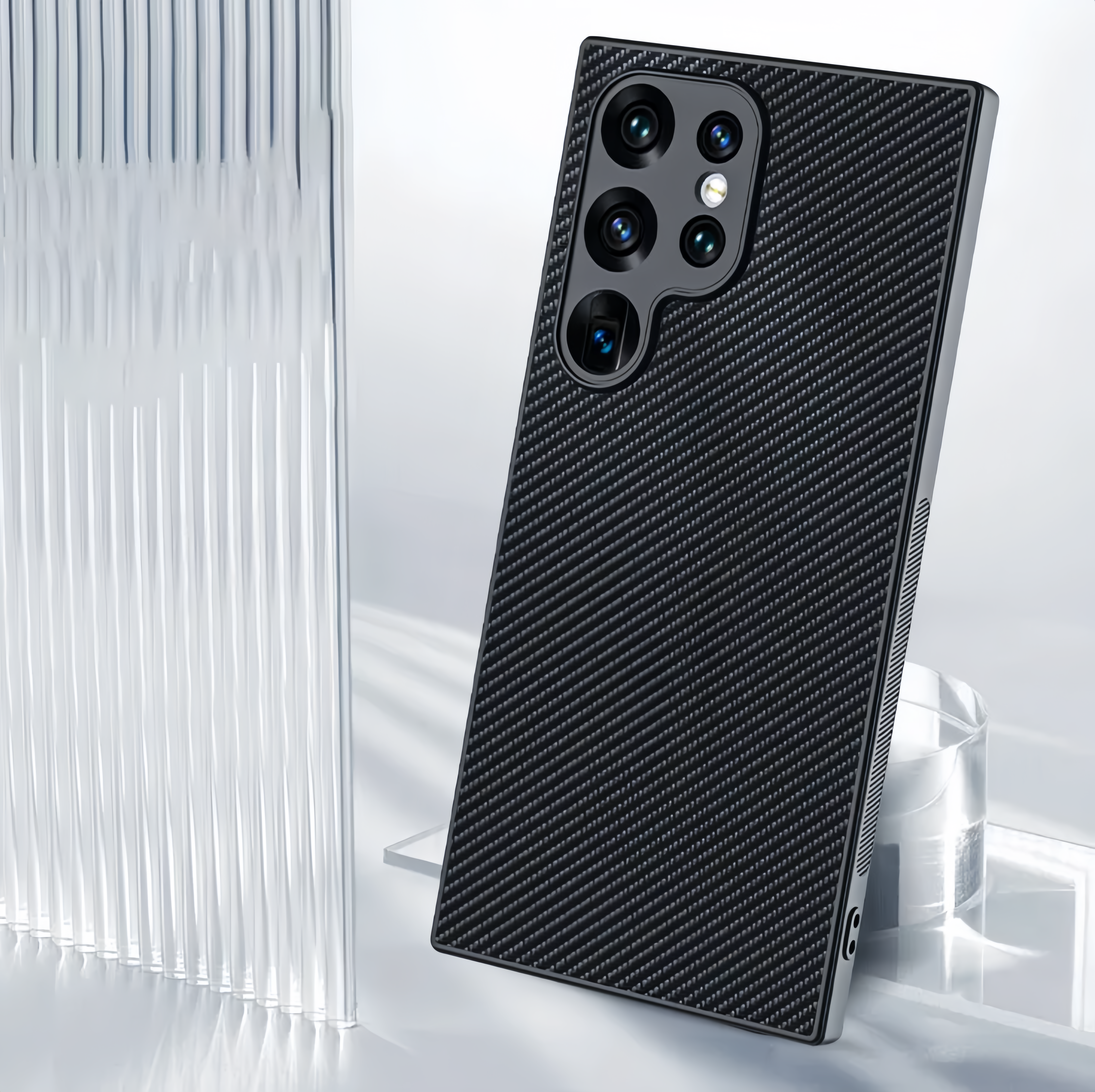 (1/100x Pack) S23 Series Ultra Thin Carbon Fibre Samsung Case