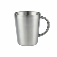 (1/100x Pack) 300ML Stainless Steel Drinking Mug