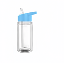 (1/100x Pack) 500ML Snow Globe Plastic Tumbler