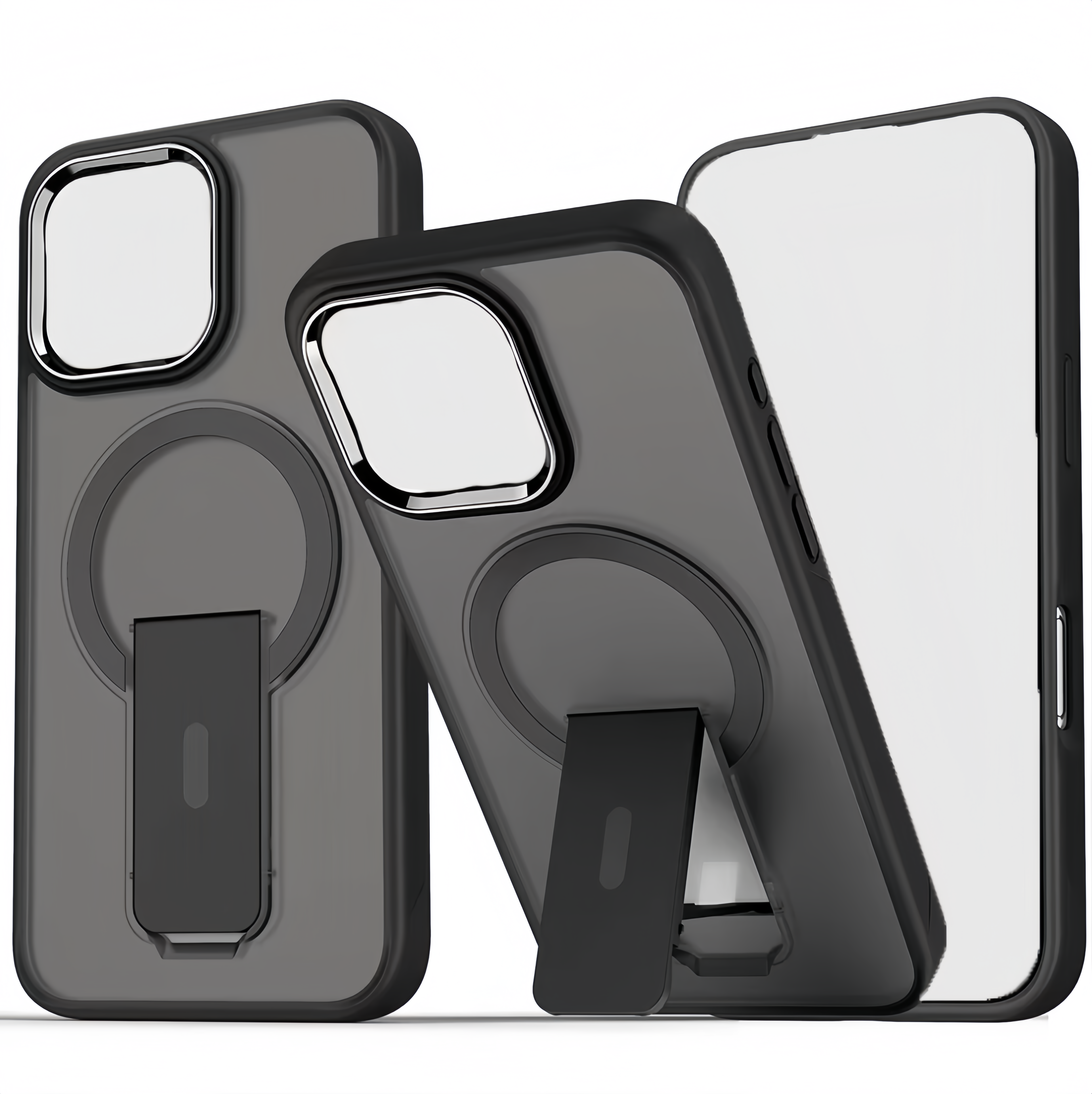 (1/100x) 16 Series Shockproof Anti Slip iPhone Case With Fold Out Stand