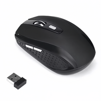 (1/100x Pack) 2.4Ghz Wireless Mouse With USB Receiver
