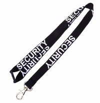(50/1000x Pack) Pre Printed SECURITY Lanyard