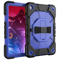 (1/100x Pack) Apple Generation 10, 11 Heavy Duty Grade iPad Case With Max Guard Handle/Grip