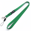 (25/500x Pack) Solid Colour/Custom Logo Keychain Lanyard