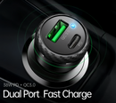 (1/100x Pack) 38W Mcdodo Dual Port Car Charging Socket