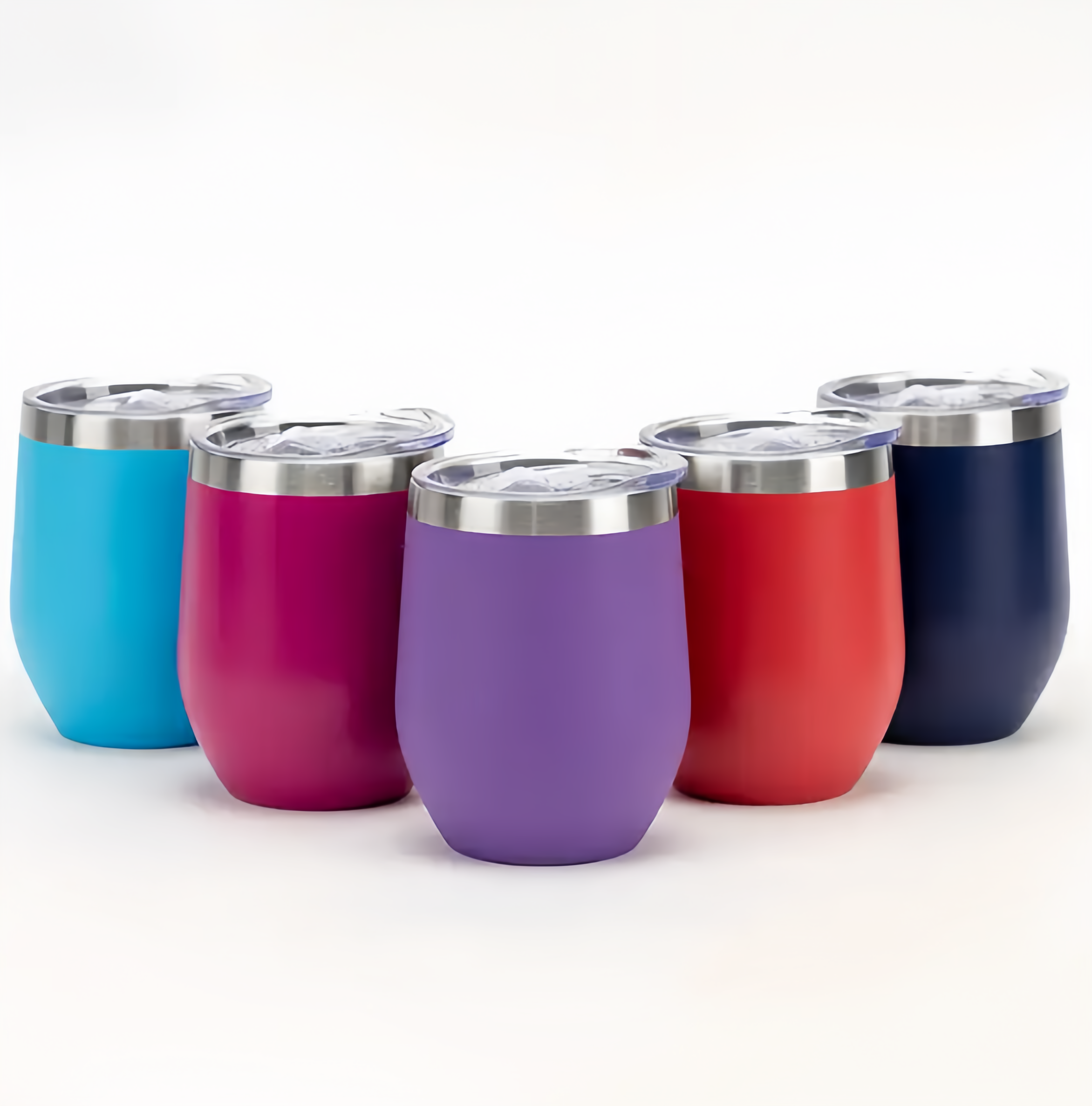 (1/100x Pack) 350ML Double Insulated Stainless Steel Travel Mug