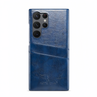 (1/100x Pack) S23 Series Business Style Vegan Leather Samsung Case