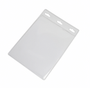 (50/1000x Pack) 100 x 80mm Clear Portrait Soft ID Holder For Lanyard