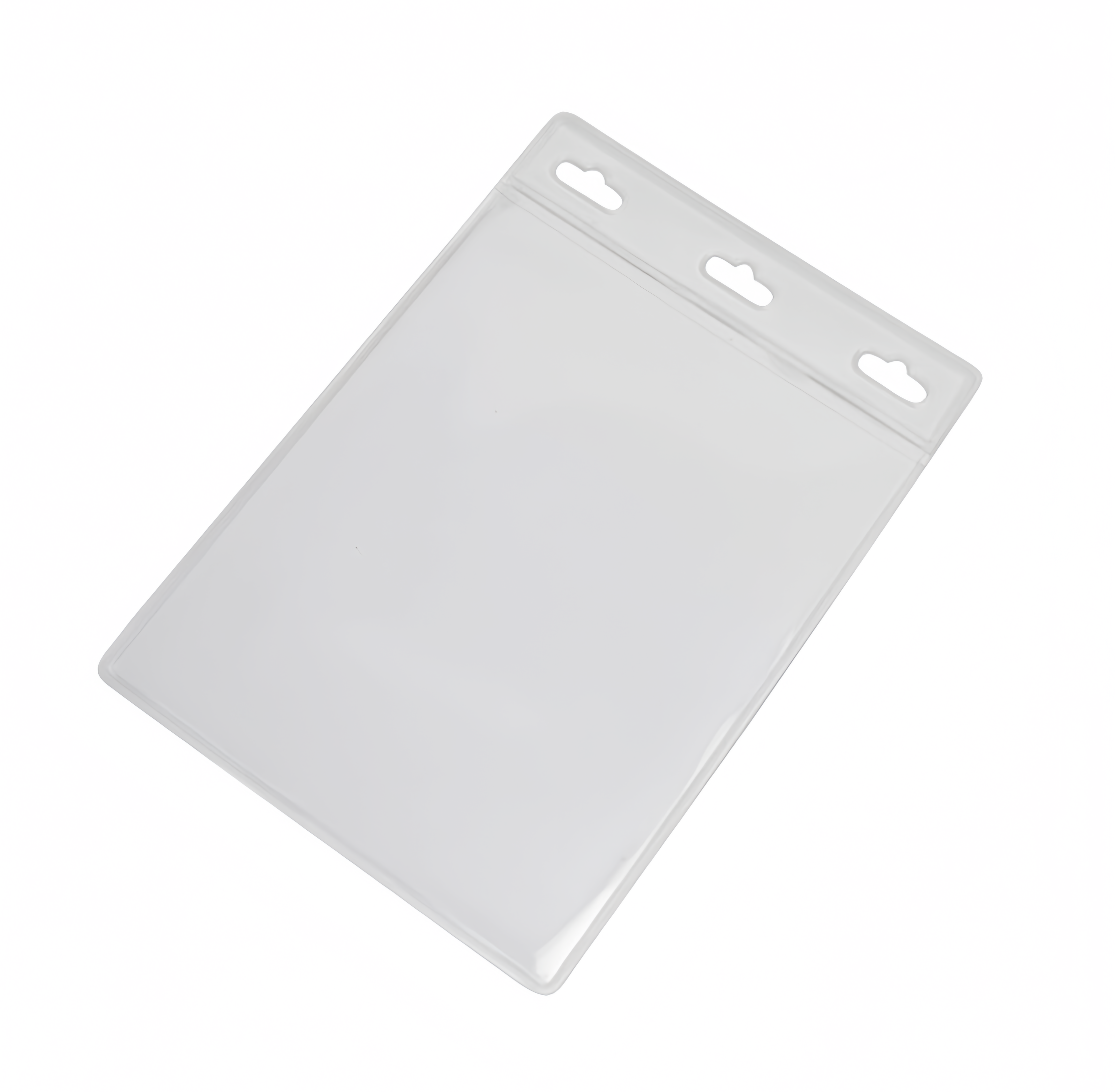 (50/1000x Pack) 100 x 80mm Clear Portrait Soft ID Holder For Lanyard