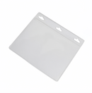 (50/1000x Pack) A7 105 x 75mm Clear Landscape Soft ID Holder For Lanyard