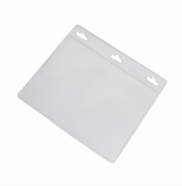 (50/1000x Pack) A7 105 x 75mm Clear Landscape Soft ID Holder For Lanyard