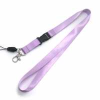 (25/500x Pack) Solid Colour/Custom Logo Keychain Lanyard