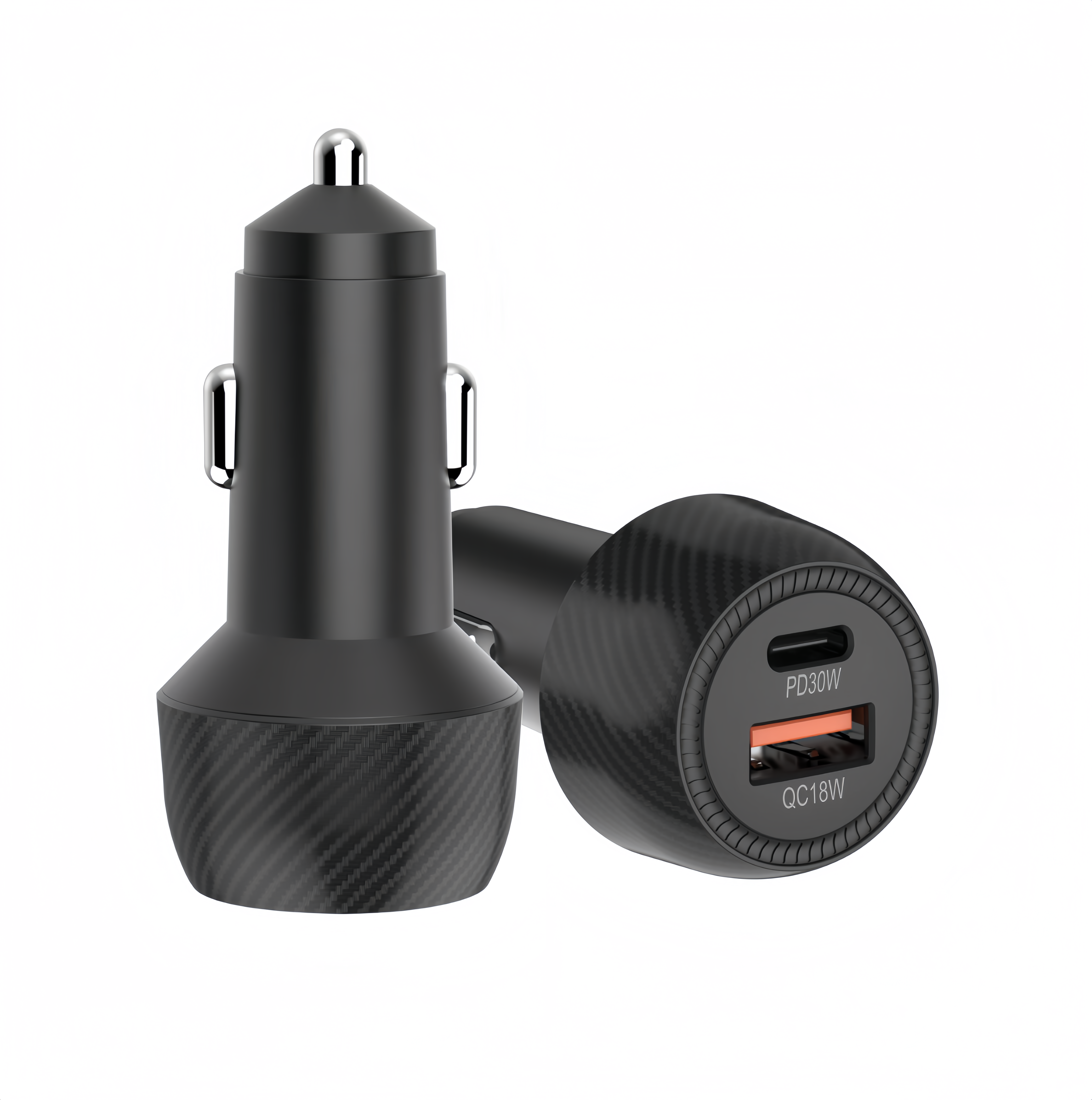 (1/100x Pack) 48W Dual Port Car Charging Socket