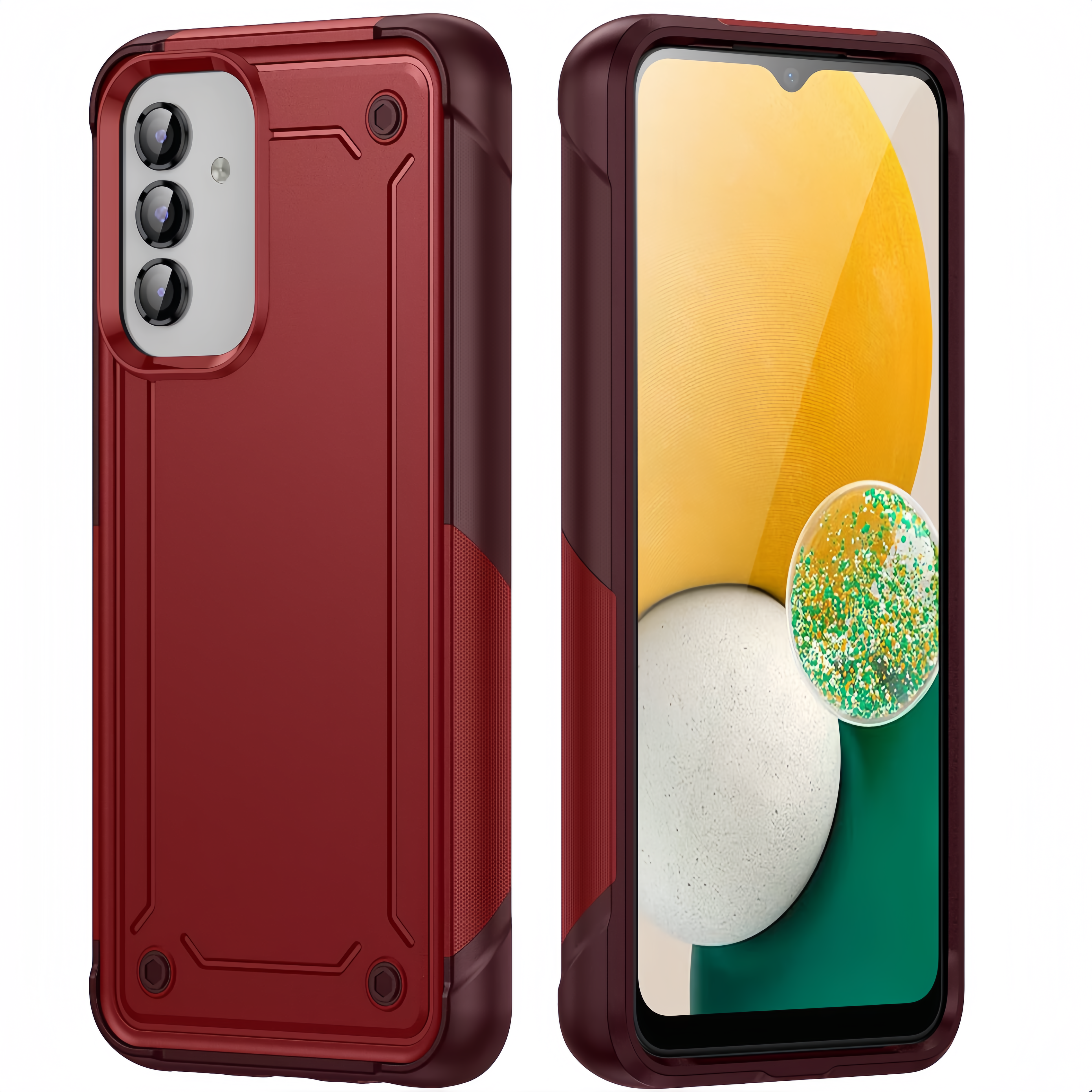 (1/100x Pack) S24 Series Premium Heavy Duty Samsung Case