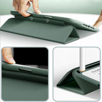 (1/100x Pack) Apple iPad Air Gen 6 11, 13 Inch Silicon Protective Tri Fold Sleeve For iPad