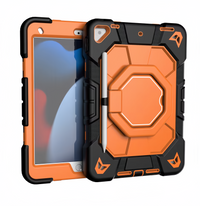 (1/100x Pack) Apple Generation 10, 11 Heavy Duty Grade iPad Case With Max Guard Handle/Grip