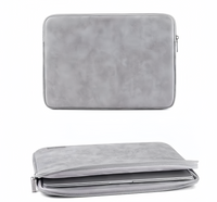(1/100x Pack) Vegan Leather Water Resistant Laptop Sleeve