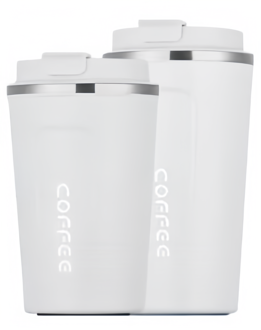 (1/100x Pack) 380ML & 510ML Premium Stainless Steel Coffee Mug