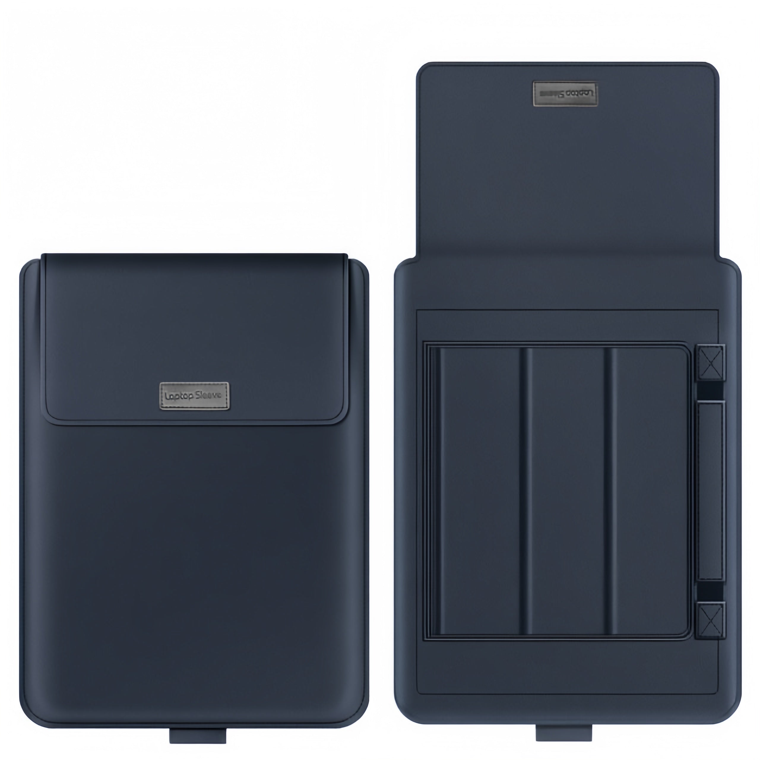 (1/100x Pack) Vegan Leather Multifunctional Laptop Sleeve