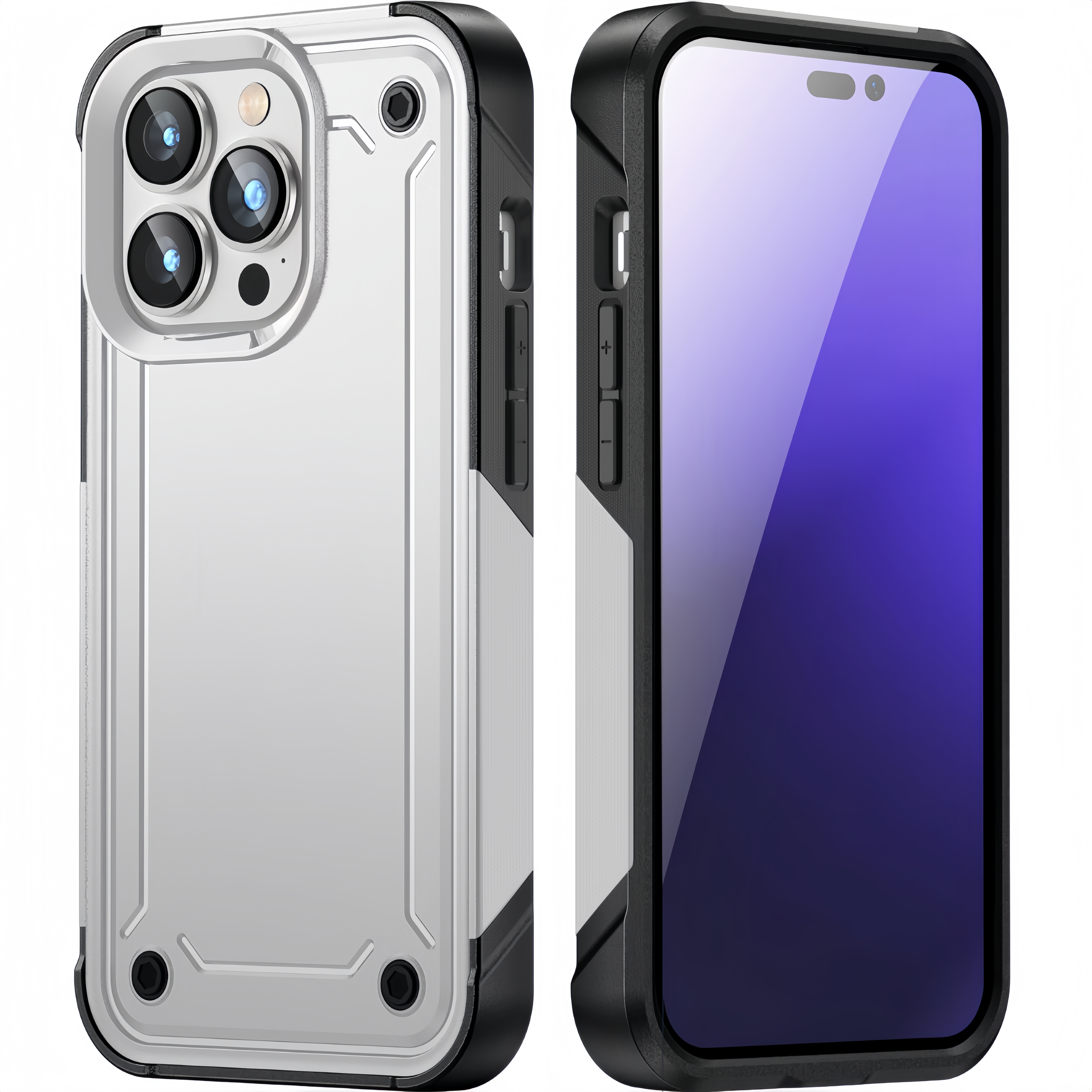 (1/100x) 15 Series Premium Heavy Duty Hybrid iPhone Case