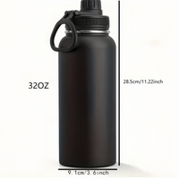 (1/100x Pack) 950ML Stainless Steel Insulated Water Bottle