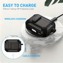 (1/100x Pack) Rugged Shockproof AirPod Case With Keychain For AirPods Pro 2nd And Airpod Gen 3