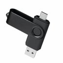 (1/100x Pack) 64/128GB 2 In 1 USB - Type C Key Flash Drive