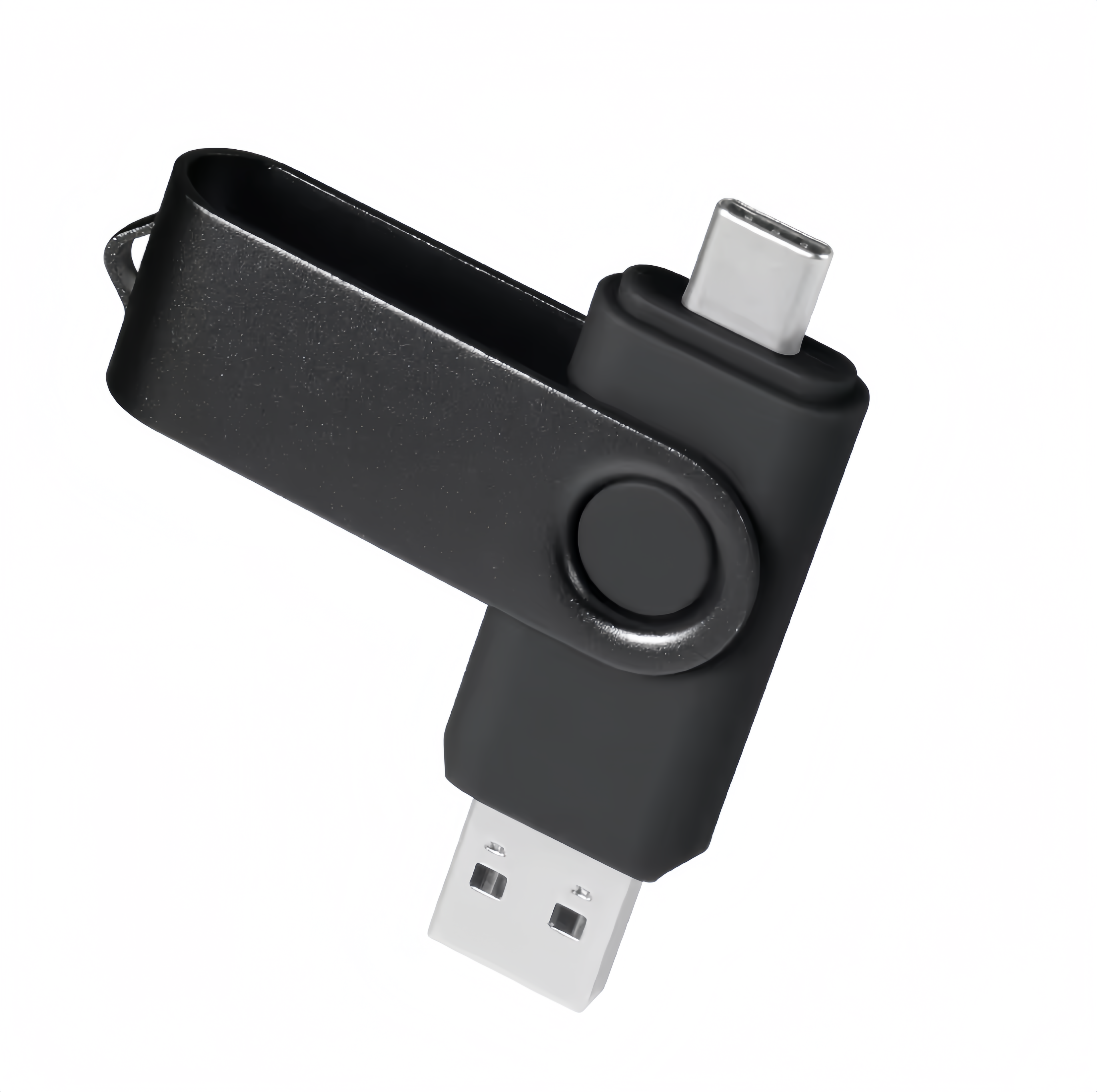 (1/100x Pack) 64/128GB 2 In 1 USB - Type C Key Flash Drive